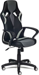 фото Кресло tetchair runner (кож/зам/ткань черный/серый 36-6/tw 12/tw-14)