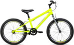 фото Велосипед altair mtb ht 20 1.0 (20'' 1 ск. рост 10.5'') 2020-2021 ярко-зеленый/серый 1bkt1j101003