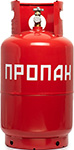 Баллон газовый НЗГА 27л с ВБ-2, красный газовый баллон toua 78 мм