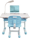 Комплект FunDesk парта стул Littonia Blue-w лампа комплект парта стул трансформеры fundesk bambino grey 212113