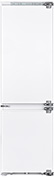 Встраиваемый двухкамерный холодильник Weissgauff WRKI 178 H Inverter NoFrost холодильник weissgauff wrk 185 total nofrost inverter white g белый