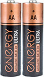 Батарейка алкалиновая Energy Ultra LR6/2B АА 2шт батарейка ааа energy ultra lr03 8b 8 штук 104979