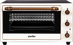 Мини-печь Simfer M2522 бежевая ретро