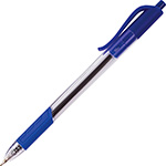 Ручка шариковая автоматическая Brauberg Extra Glide R-Grip, синяя, 12 шт, 0,35 мм (880197) ручка шариковая автоматическая faber castell grip plus ball 0 7 мм синяя грип корпус серый каме