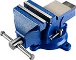 Тиски слесарные Deko CL10, поворотные, 100 мм (065-0962) синий тиски слесарные deko cl08 настольные поворотные 60 мм 065 0960