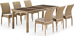 

Комплект мебели Афина T365/Y380B-W65 6PCS Light Brown