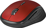 Беспроводная оптическая мышь Defender Hit MM-415 6 кнопок,1600dpi, красный (52415)