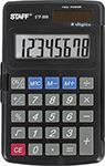 Калькулятор карманный Staff STF-899 (117х74 мм), 8 разрядов, двойное питание, 250144 карманный ph метр testo