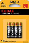 

Батарейка KODAK LR03-4BL XTRALIFE 30951990