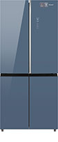 Многокамерный холодильник Weissgauff WCD 590 NoFrost Inverter Premium Blue Glass холодильник weissgauff wsbs 600 синий