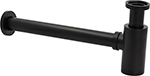 Сифон для раковины Bronze de Luxe SCANDI, черный (201B) сифон для раковины ани пласт c1015 1 1 4 х 40 мм с гибкой трубой 40 x 40 50 мм