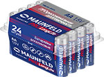 Батарейки MAUNFELD PRO Long Life Alkaline AA (LR6), 24 шт., бокс (MBLR6-BX24)