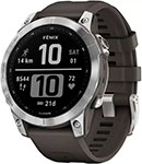 Спортивные часы Garmin Fenix 7 /Silver - Graphite (010-02540-01) мужские большие циферблатные аналоговые цифровые кварцевые спортивные часы с двойным циферблатом x