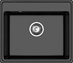 Кухонная мойка GranFest VERTEX 580, 1-чаша 580х500 мм, черный (V-580 черный)