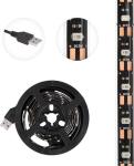 

Лента светодиодная Lamper 5В, SMD 2835, 4.8 Вт/м, 60 LED/м, зеленый, 8 мм, 1 м, с USB коннектором, черная, IP65