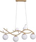 

Подвесная люстра Arte Lamp A3422SP-4GO золото, Белый/золотистый