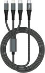 

Дата-кабель 3 в 1 TFN 1.2 м, серый (TFN-C-3IN1-USBC-GR)