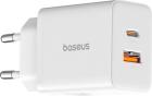 

СЗУ для мобильных устройств Baseus Cube, USB-C+A, 20W, белый (P10111403213-00)
