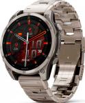 

Смарт-часы Garmin Fenix 8 AMOLED Sapphire, титановый, серый, титановый браслет, 47 мм