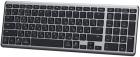 

Клавиатура беспроводная Ugreen KU005 (15956) 2.4GHz Bluetooth 5.0 Ultra Slim Wireless Keyboard, серебристый, Серебристый/черный