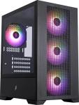 

Компьютерный корпус 1STPLAYER Go2 ARGB Black (Go2-BK-4F7), Черный