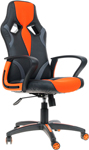 фото Кресло tetchair runner (кож/зам/ткань черный/оранжевый 36-6/tw 07/tw-12)