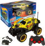 Машинка Багги бигвил на р/у 1 Toy Hot Wheels жёлтая  Т10982 - фото 1