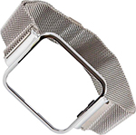 Ремешок миланская петля Red Line металлический магнитный для Xiaomi Redmi Watch 2 Lite, серебряный умные часы xiaomi redmi watch 2 lite