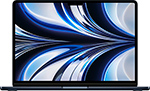 Ноутбук Apple MacBook Air 13.6 A2681 Mid 2022 (MLY33) midnight ноутбук apple macbook air 13 2022 русская английская раскладка клавиатуры midnight mly33 apple m2 8192mb 256gb ssd wi fi bluetooth cam 13 6 2560x1664 mac os
