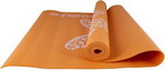 Коврик для йоги и фитнеса Atemi AYM01PIC ПВХ 173х61х04 см оранжевый с рисунком ролик массажный atemi amr03o 33x14см eva оранжевый