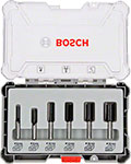 Набор фрез по дереву Bosch 2607017466 посадочный диаметр 8 мм, 6 предметов