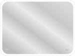 Зеркало Cersanit LED 070 design pro 80x60 с подсветкой bluetooth часы с антизапотеванием прямоугольное (KN-LU-LED070*80-p-Os) зеркало cersanit led 070 design pro 100x70 с подсветкой bluetooth часы с антизапотеванием прямоугольное kn lu led070 100 p os
