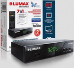 Цифровой телевизионный ресивер Lumax DV 3205 HD черный от Холодильник