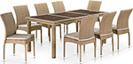 

Комплект мебели Афина T365/Y380B-W65 8PCS Light Brown
