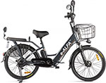 Велосипед Green City e-ALFA new темно-серый-2154, 022301-2154 велосипед green city e alfa new темно серый 2154 022301 2154