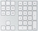 Клавиатура Satechi Aluminum Extended Keypad, серебристый (ST-XLABKS) беспроводная клавиатура satechi extended keypad silver st xlabks