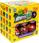 фото Тянущаяся фигурка 1 toy monster ball, 5 см с шаром внутри, 18 видов в ассортименте, в пластиковом шаре
