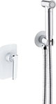 Гигиенический душ со смесителем  Rose R13F, белый (R1305F) гигиенический душ со смесителем abber