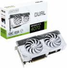 

Видеокарта Asus GeForce RTX 4070 DUAL OC WHITE 12GB (DUAL-RTX4070-O12G-WHITE), Белый