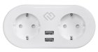 

Умная розетка Digma DiPlug 400 EU Wi-Fi белый (TY1932)