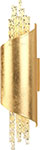 Настенный светильник Odeon Light L-VISION, золотистый/янтарный (3901/5W)