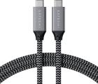 

Кабель Satechi USB4 C to C, длина 80 см. Цвет: серый космос (ST-U4C80M)