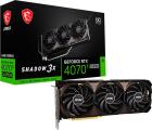 

Видеокарта MSI GeForce RTX 4070 Ti SUPER 16G SHADOW 3X OC, Коричневый