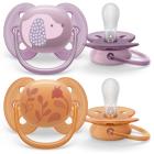 

Соска-пустышка Philips Avent SCF091/18 ultra soft собачка/цветочки