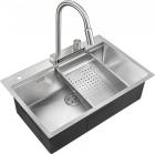 

Кухонная мойка Milacio Denia 75 Steel (MC.77420) сталь нержавеющая, Нержавеющая сталь