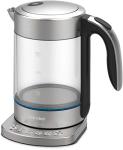 Чайник электрический Rondell RDE-WK888, 1.6л., 2200Вт, серебристый/прозрачный , стекло