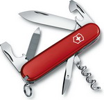 Нож перочинный Victorinox Sportsman, 84 мм, 13 функций, красный нож victorinox midnite manager 0 6366 58мм 10 функц красный