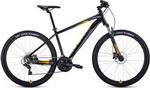 Велосипед Forward APACHE 27, 5 3.0 disc 2021 рост 21/'/' черный/оранжевый RBKW1M67Q041