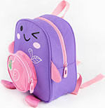 Рюкзак детский  Amarobaby APPLE, фиолетовый (AMARO-604APP/22) рюкзак ninetygo genki school bag small фиолетовый