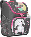 

Ранец Grizzly эргономичная спинка с брелоком для девочек ''LITTLE BUNNY'' 35х26х16 см RAl-294-3/2 271182